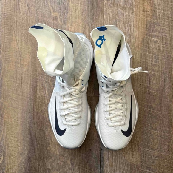 Nike KD 8 Elite High Home White Blue Durant - Picture 4 of 8